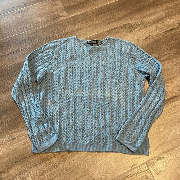 Wainscoll Blue Knitted Sweater - Picture 1 of 4